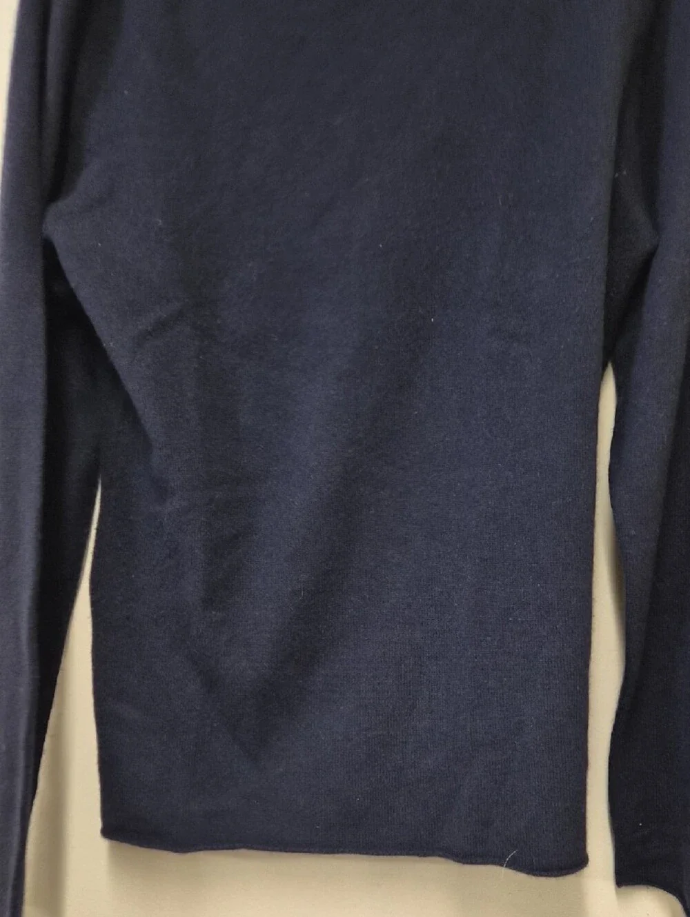 J. Crew Men's Navy Turtleneck Sweater - Slim Fit Size L